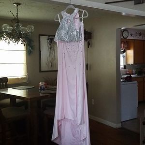 2 piece prom dress